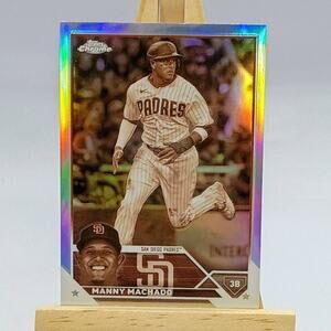 Manny Machado #124 Topps Chrome Sepia 2023 San Diego Padres